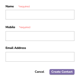Screenshot of the Contact Safelisting form in the Troomi Parent Portal
