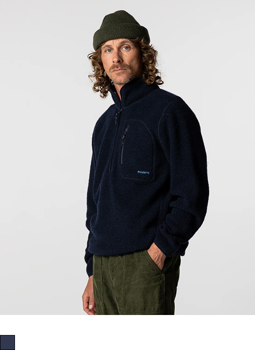 Men's Portell Wool 1/4 Zip Fleece