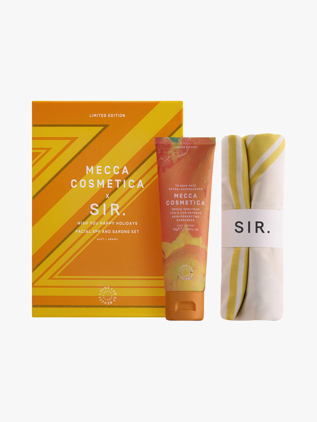 MECCA COSMETICA MECCA COSMETICA x SIR. Facial SPF & Sarong