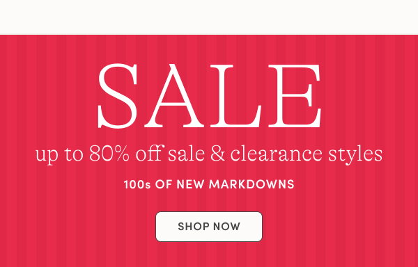 Shop up to 80% off sale