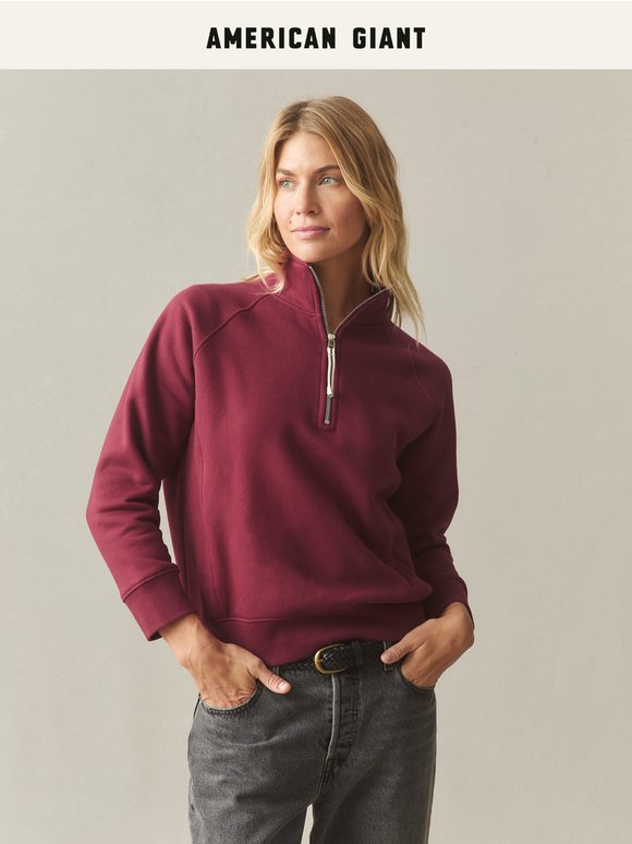 Introducing Her New Half-Zip