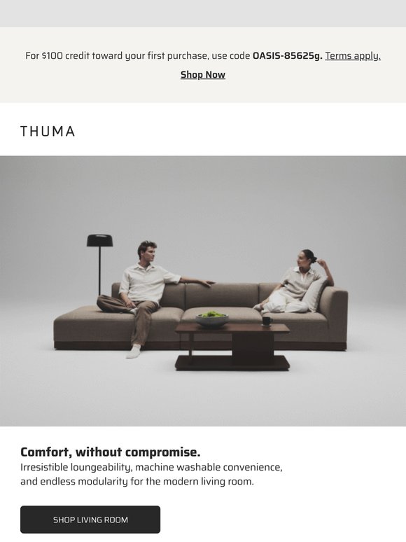 New sectionals ship free.