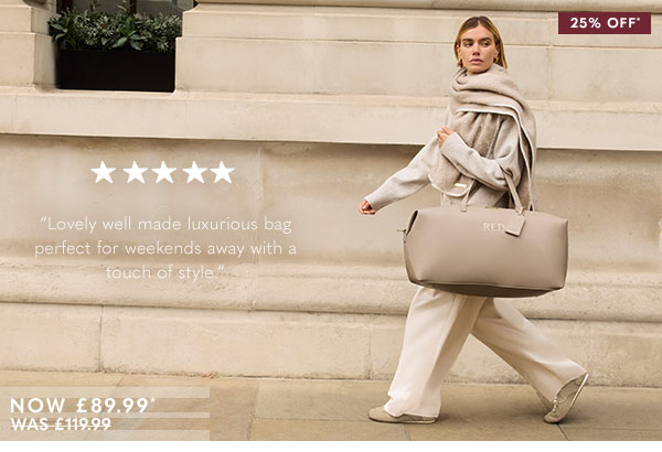 Oxford Weekend Holdall in Light Taupe