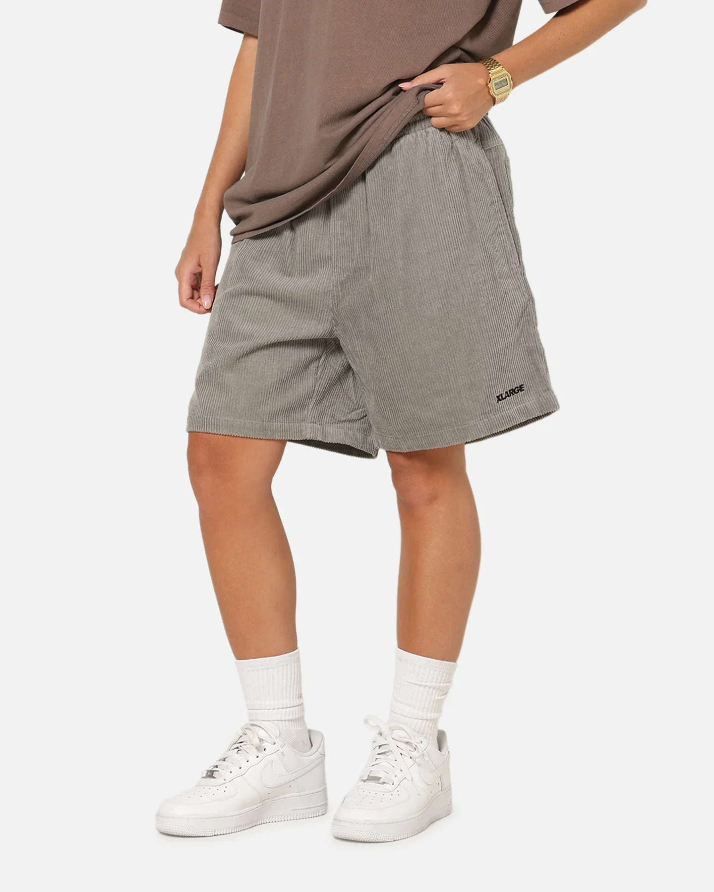 Image of X-Large 91 Wide Corduroy Beach Shorts Pigment Grey