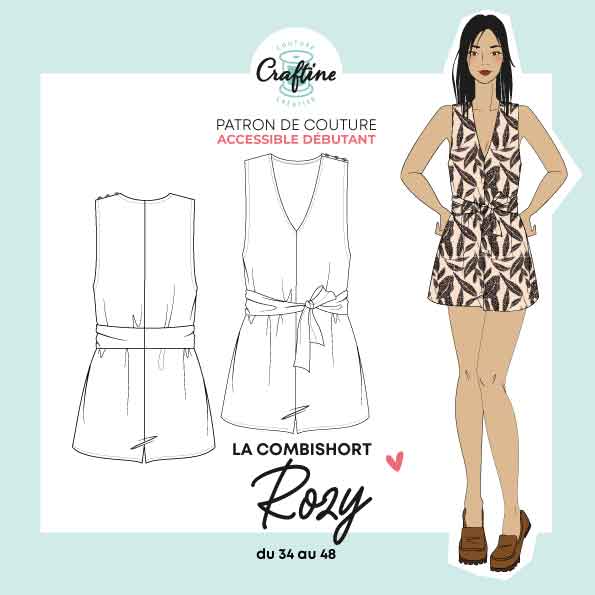 Patron Craftine  Combishort Rozy