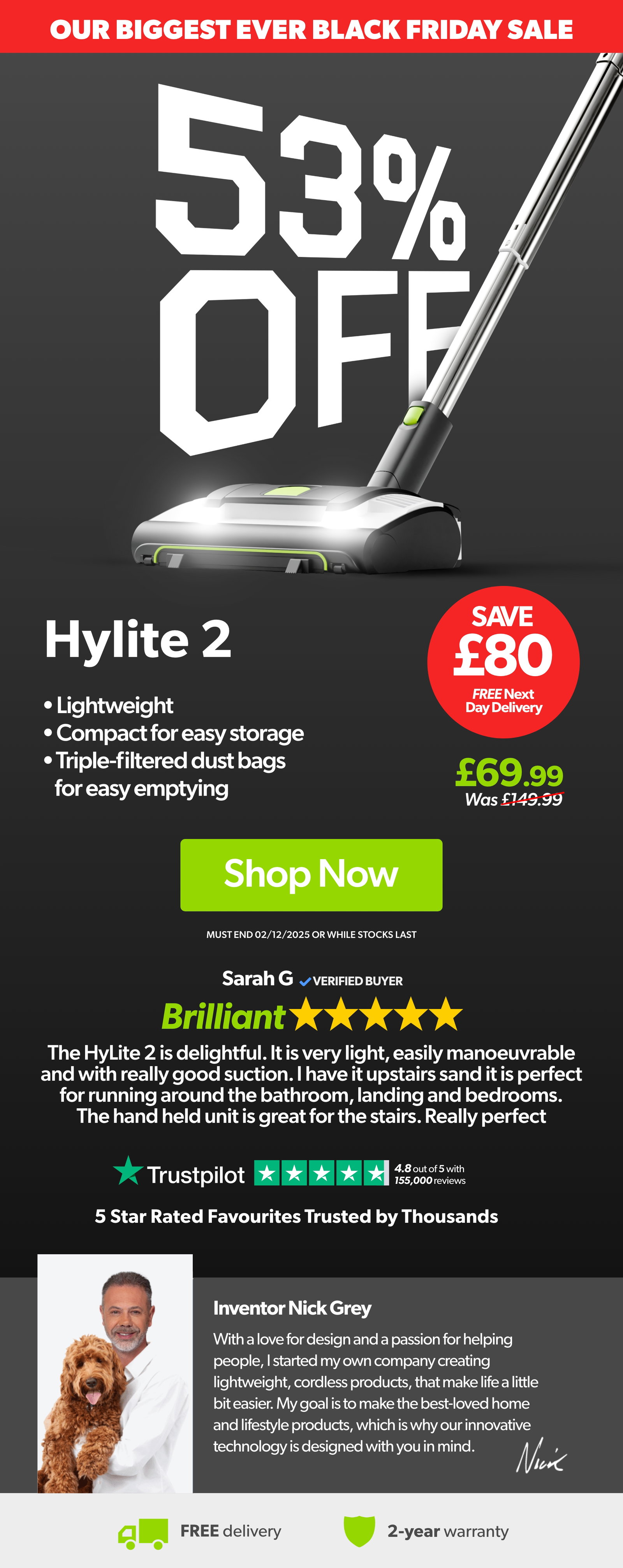 Hylite 2 £69.99 - SAVE £80