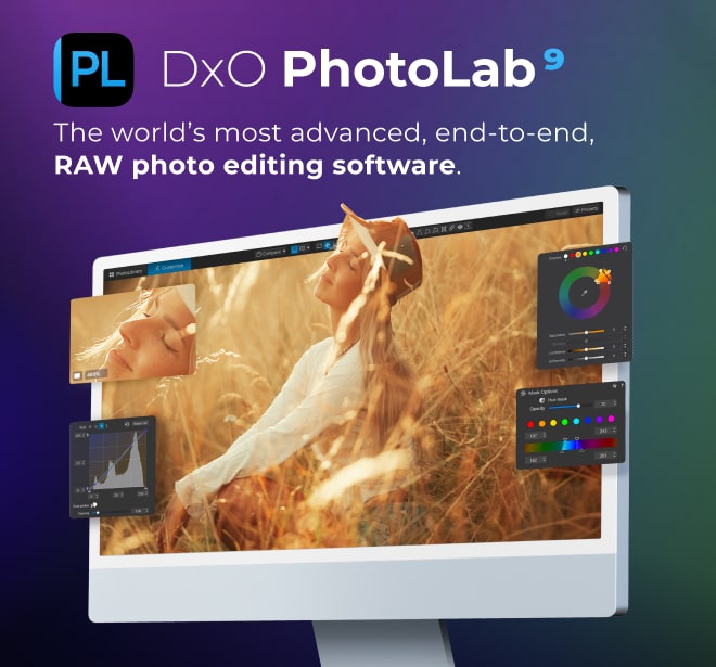 DxO PhotoLab 9 - The world’s most advanced, end-to-end, RAW photo editing software.