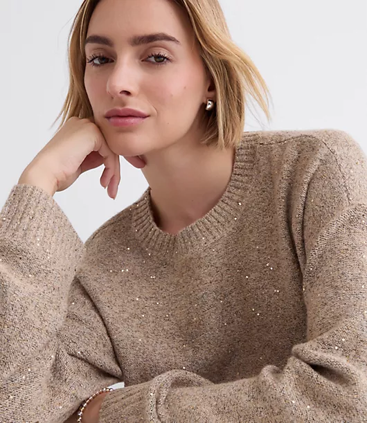 Shimmer Relaxed Everyday Sweater