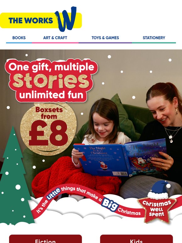 The Works: Give the gift of reading: box sets from £8🎁 | Milled