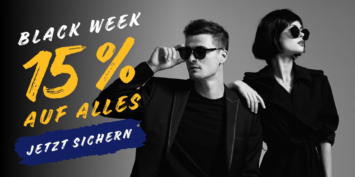 15% Black Week Rabatt - jetzt sichern!
