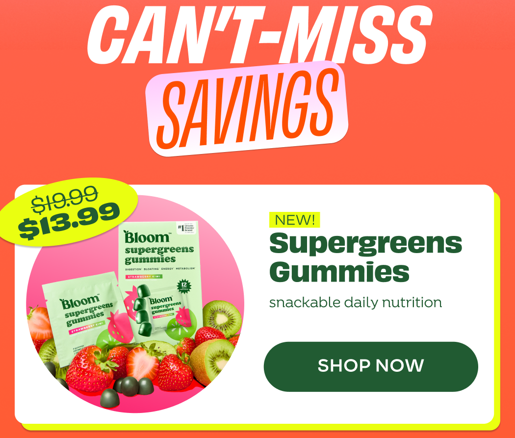 30% OFF SUPERGREENS GUMMIES