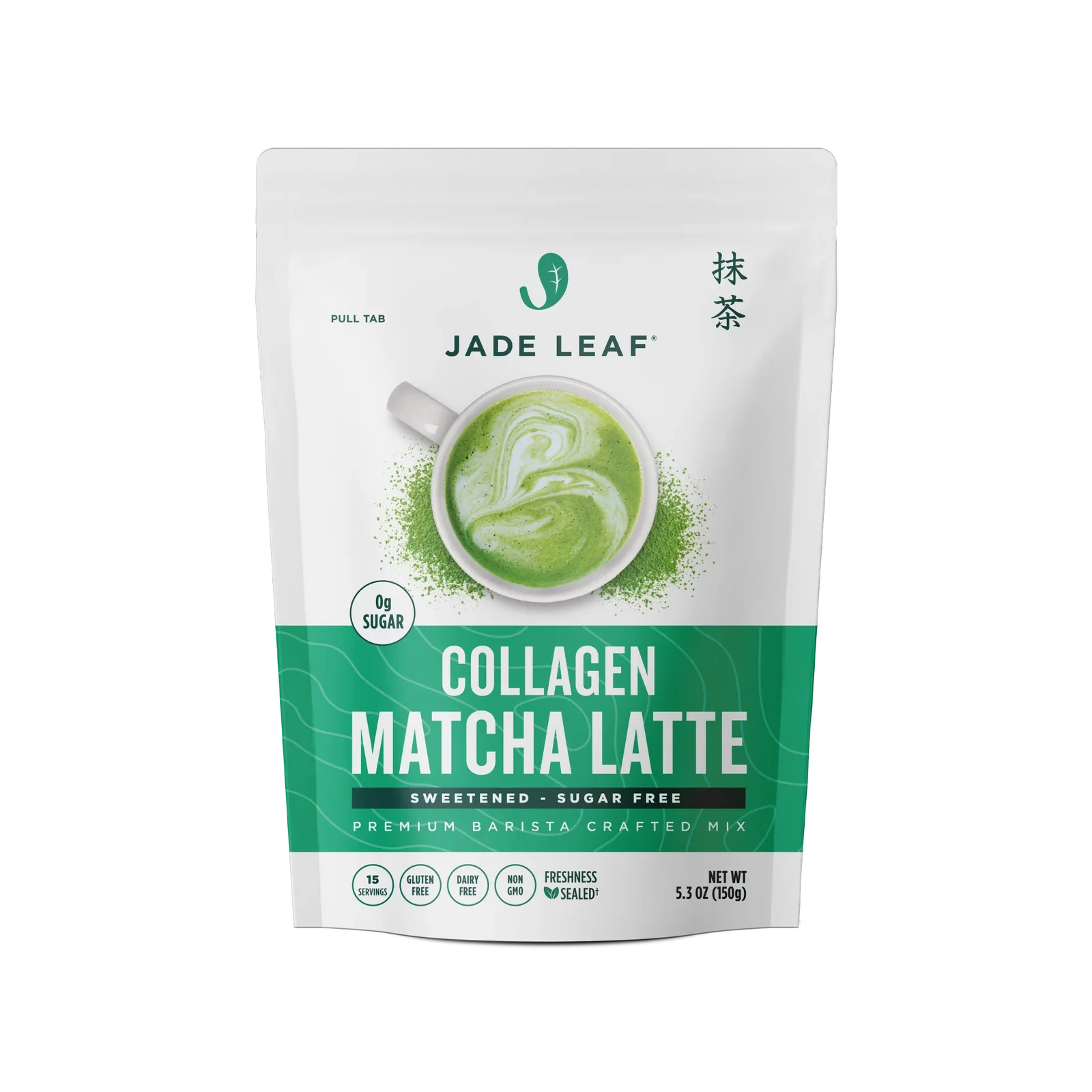 Image of Collagen Matcha Latte Mix - Sweetened (Sugar Free)