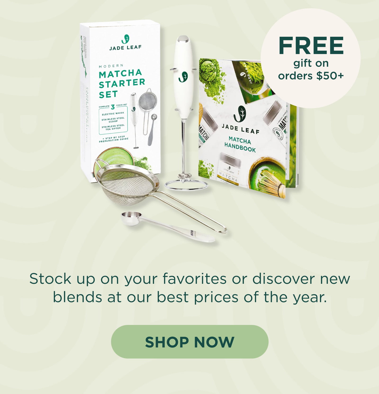 FREE gift on orders $50+