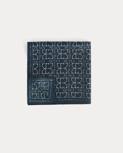 Image | Everlane x Peace & Quiet Silk Bandana | Navy
