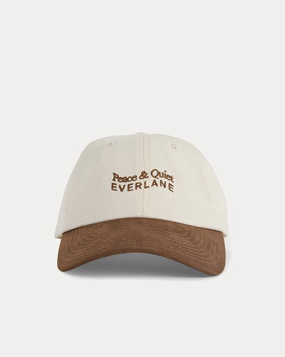 Image | Everlane x Peace & Quiet Baseball Hat | Bone