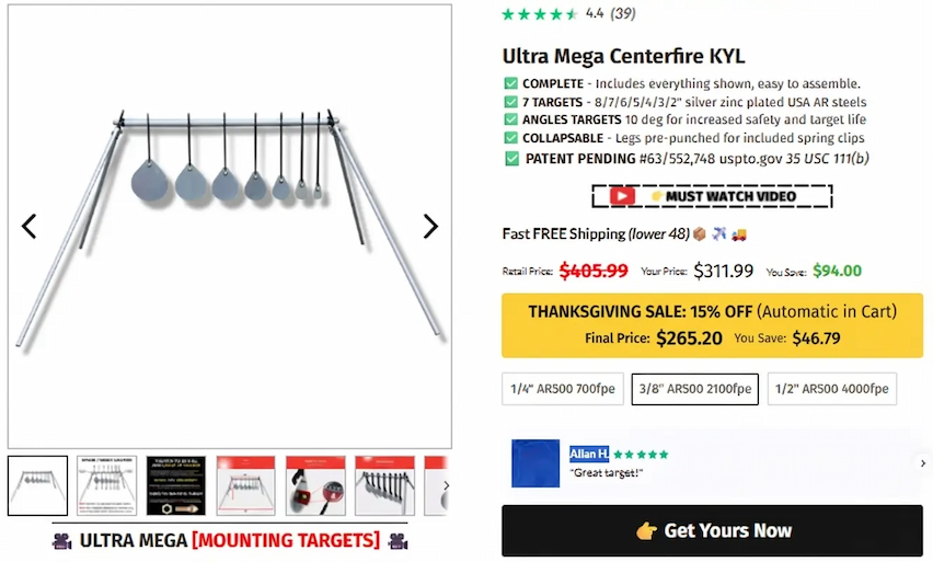 Centerfire KYL