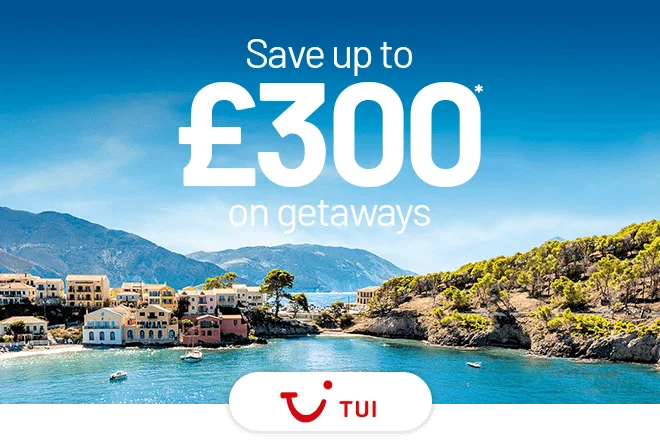 Save up to £300* on getaways