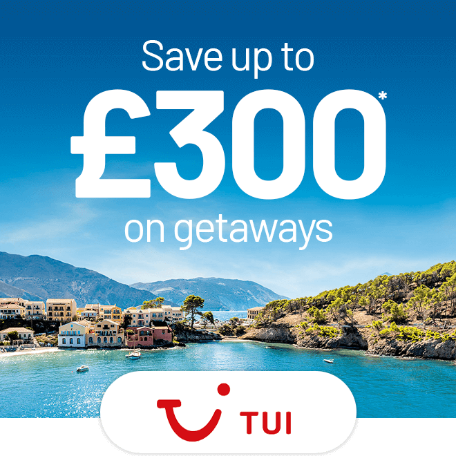 Save up to £300* on getaways
