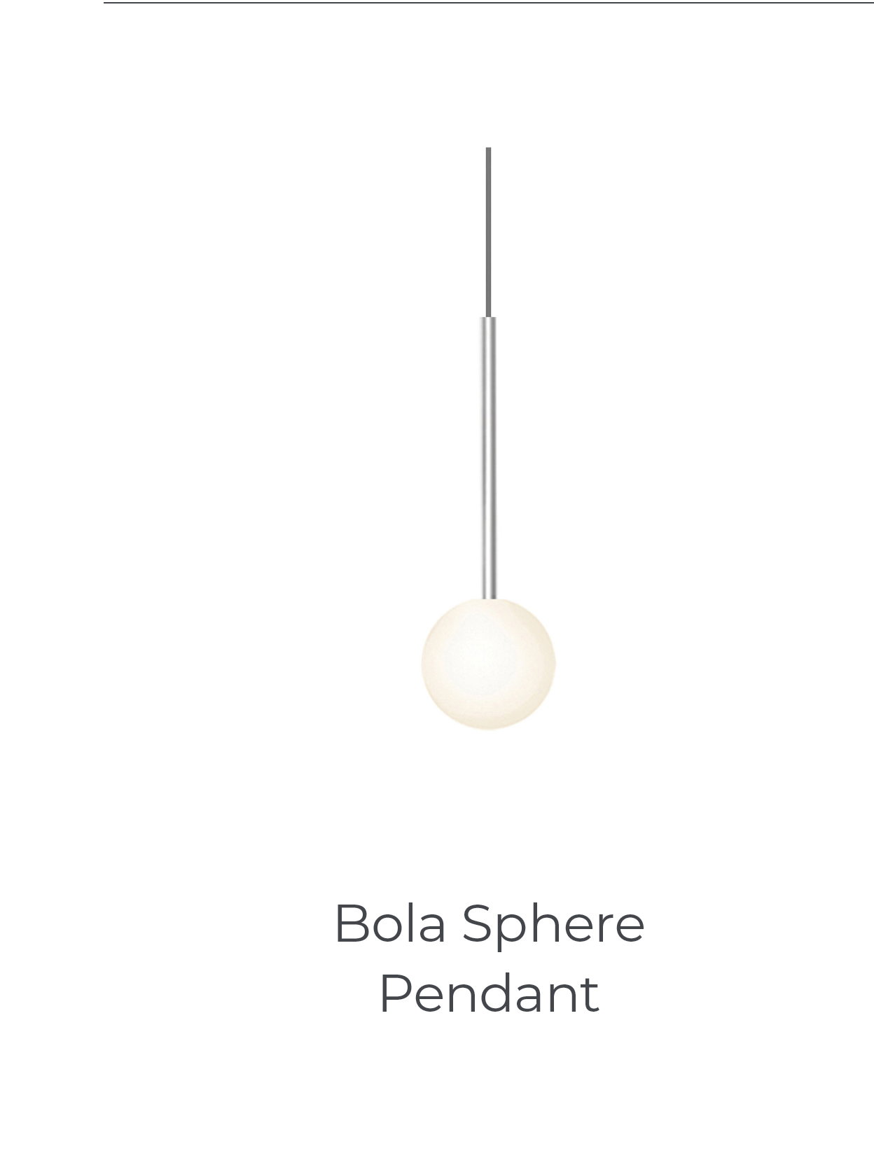 Bola Sphere Pendant