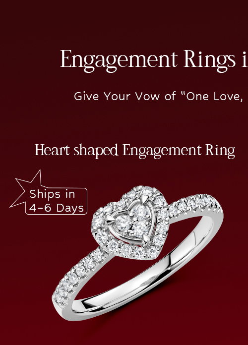 Heart shaped Engagement Ring
