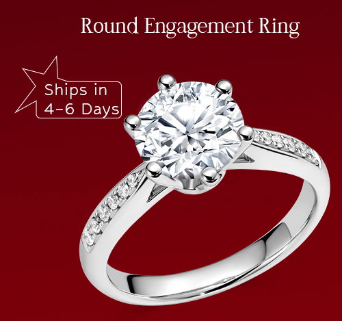 Round Engagement Ring