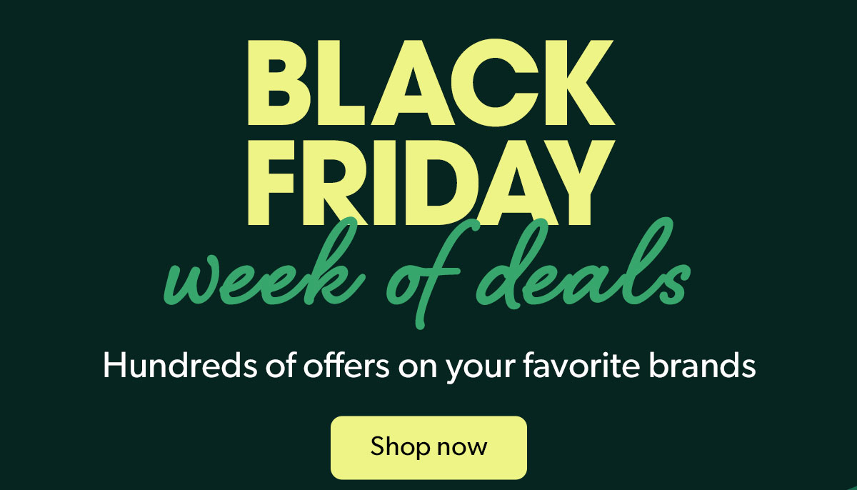 Black Friday week of deals