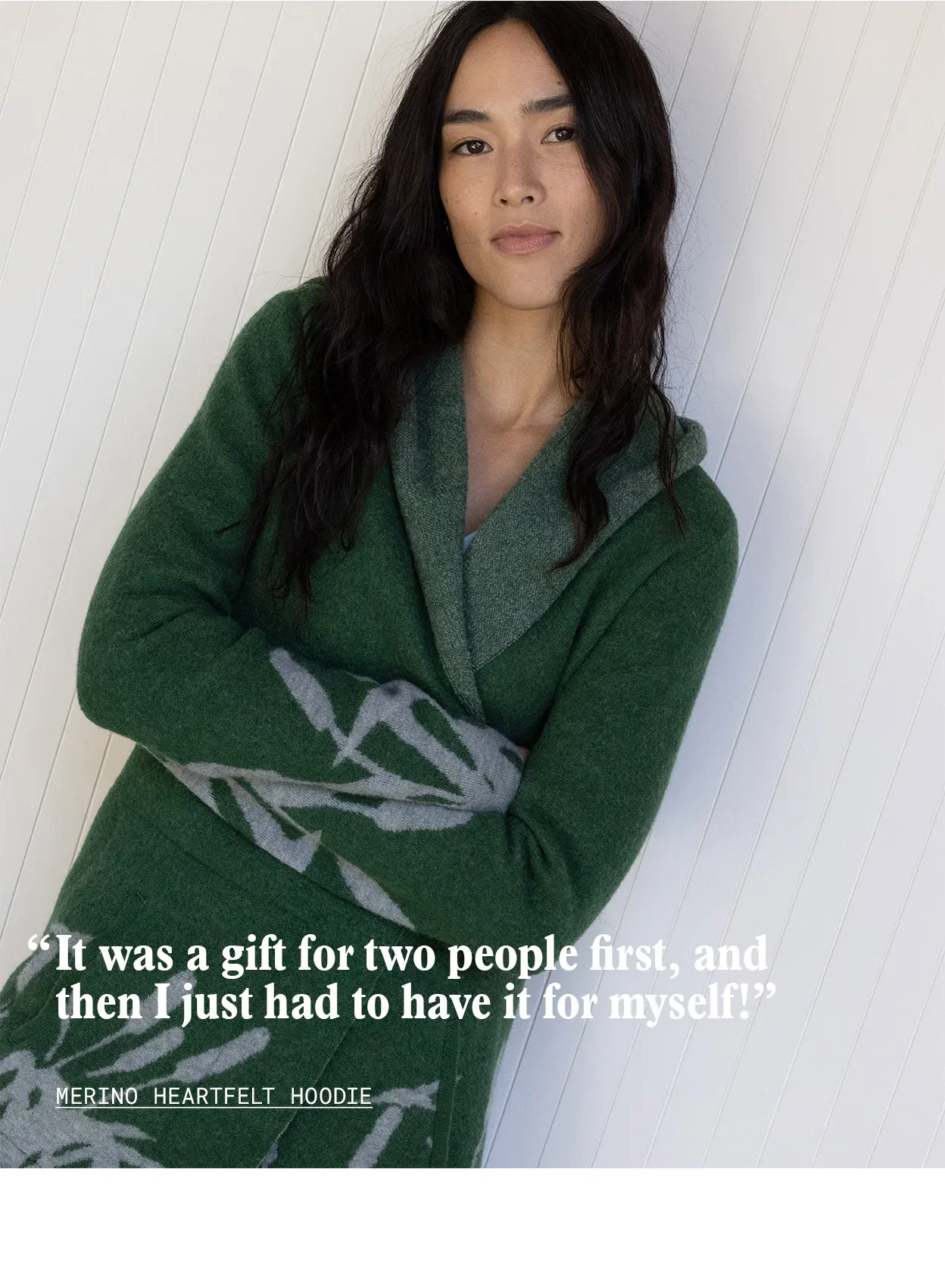 "It was a gift for two people first, and then I just had to have it for myself!"