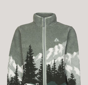 Ayacucho Women’s Bjerg Landscape Full Zip Fleece