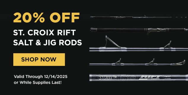 20% OFF St. Croix Rift Rods