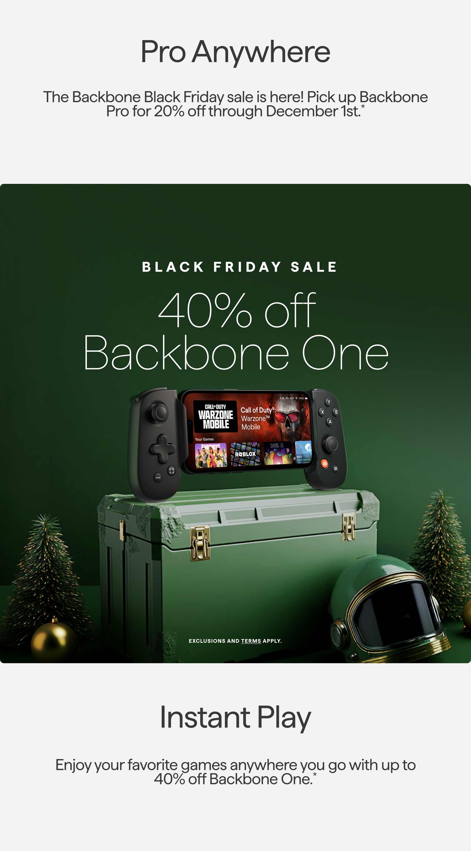 Backbone One Black Friday Deal