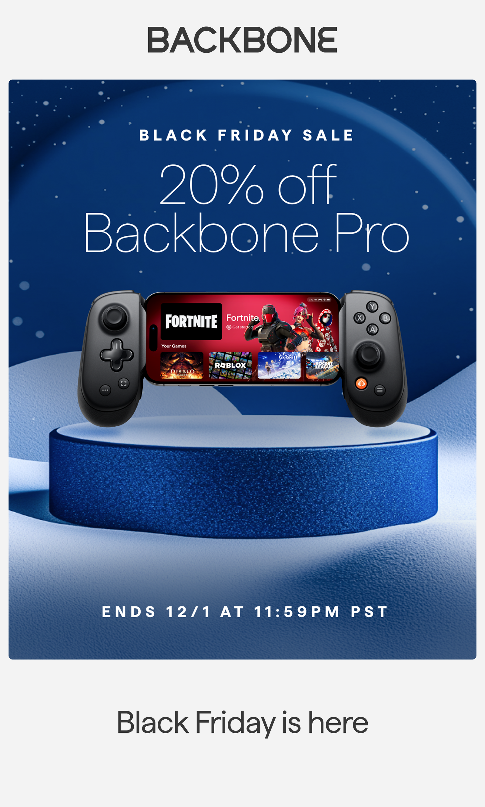 Backbone Black Friday Sale is Here