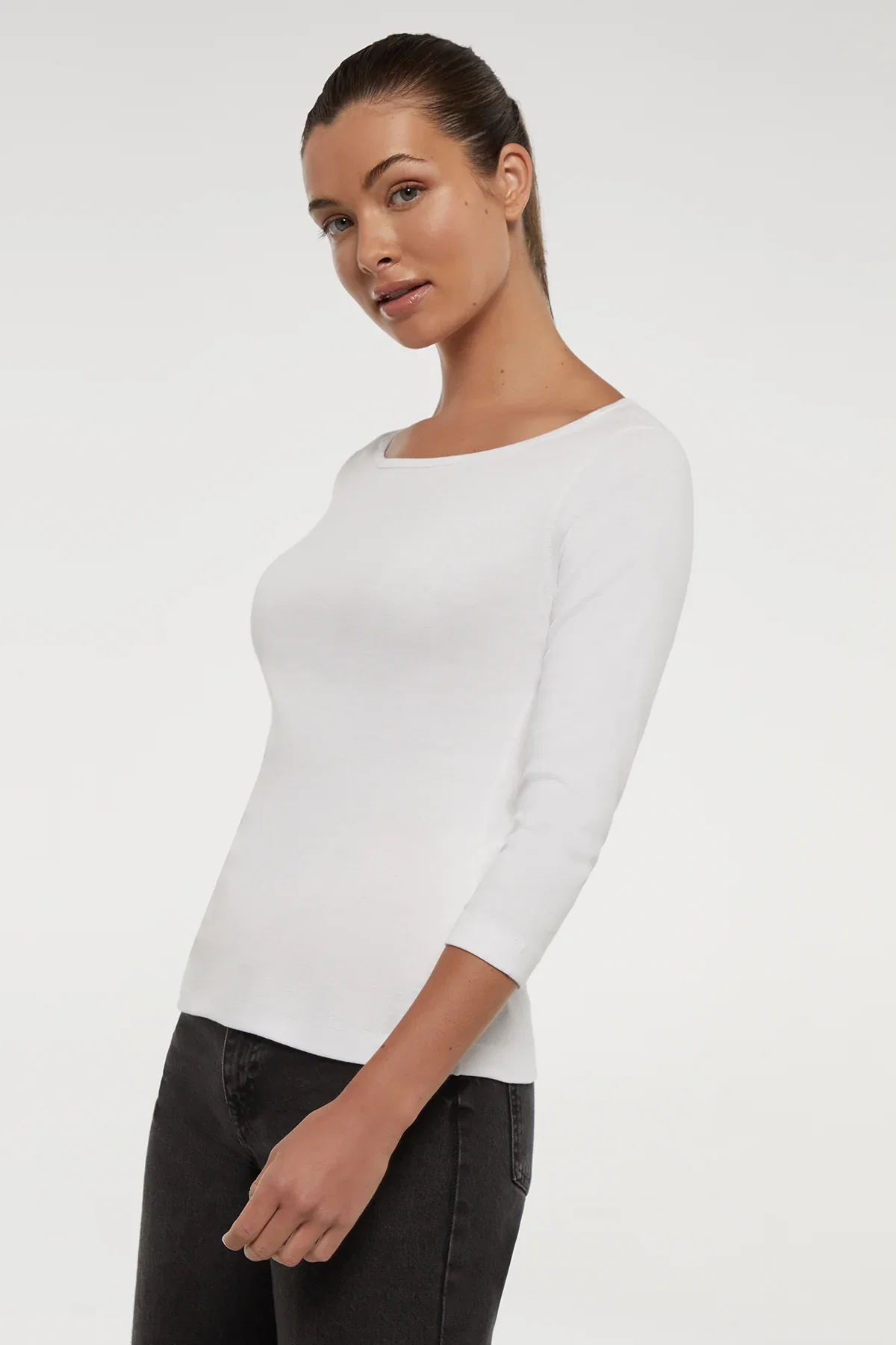 Image of 3/4 Sleeve British Tee | White