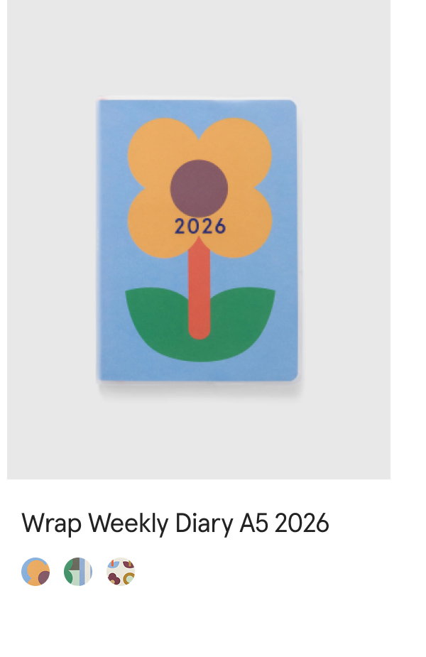 Wrap weekly Diary A5
