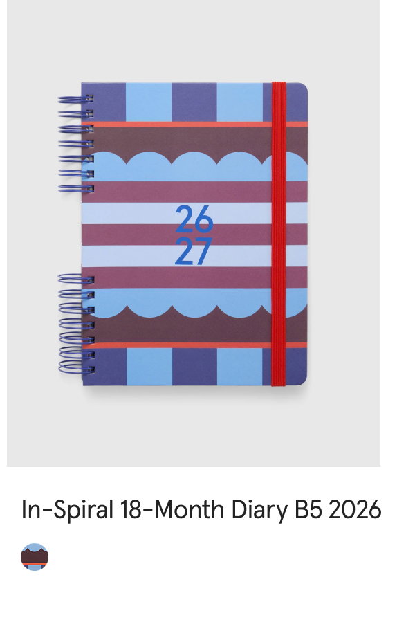 In-Spiral 18-Month Diary 