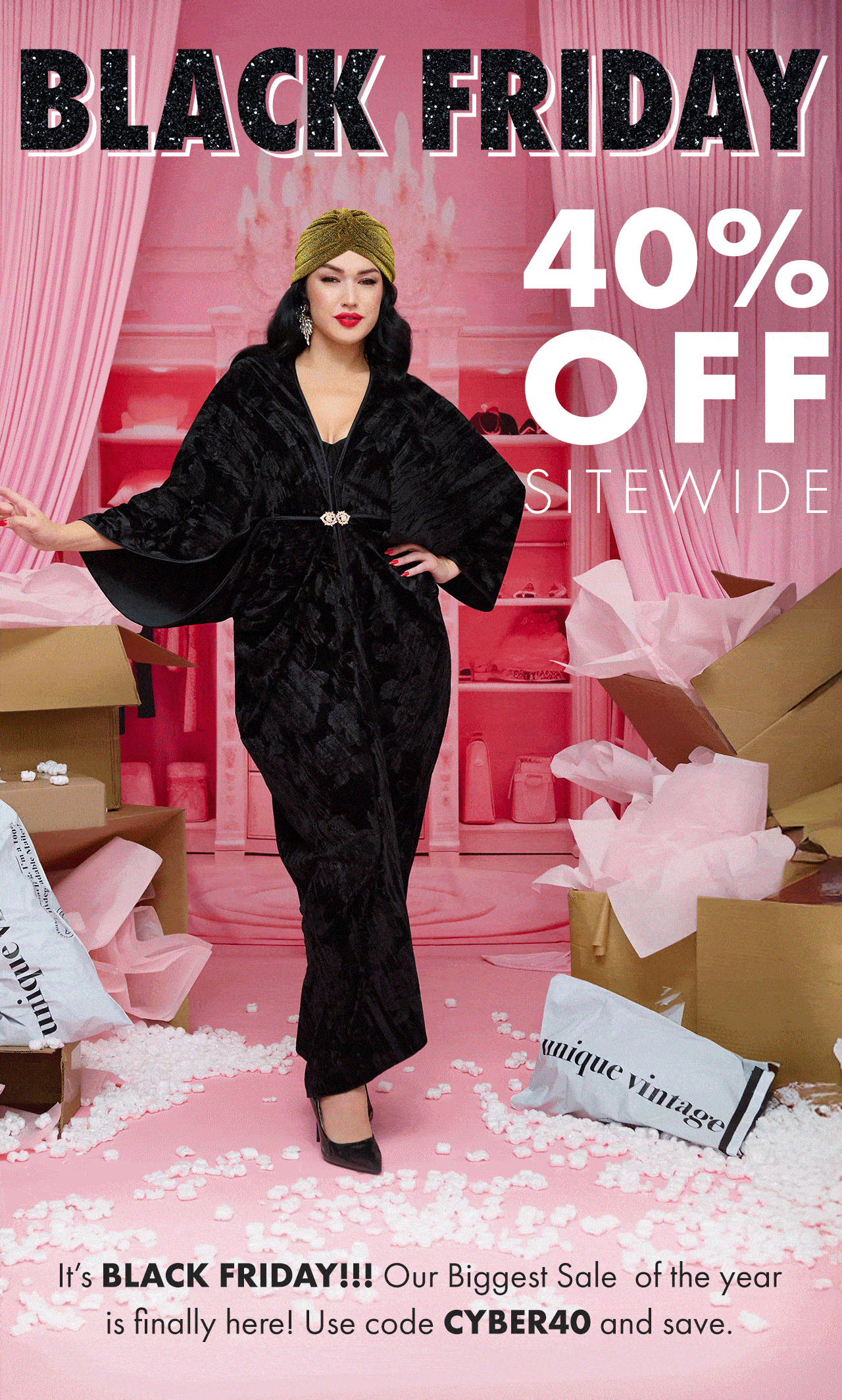 Use Code CYBER40 for 40% Off Sitewide