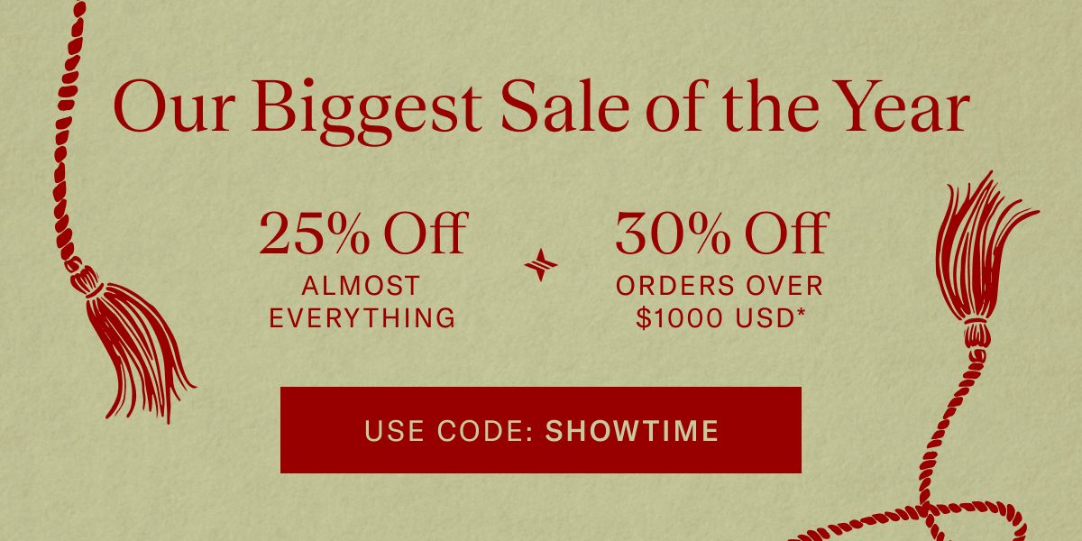 Our Biggest Sale of the Year! 