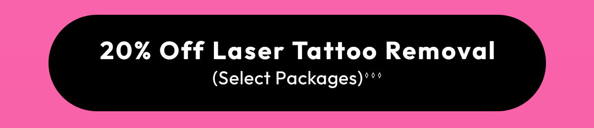20 Off Laser Tattoo Removal, Select Packages