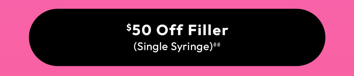 50 Off Filler, Single Syringe
