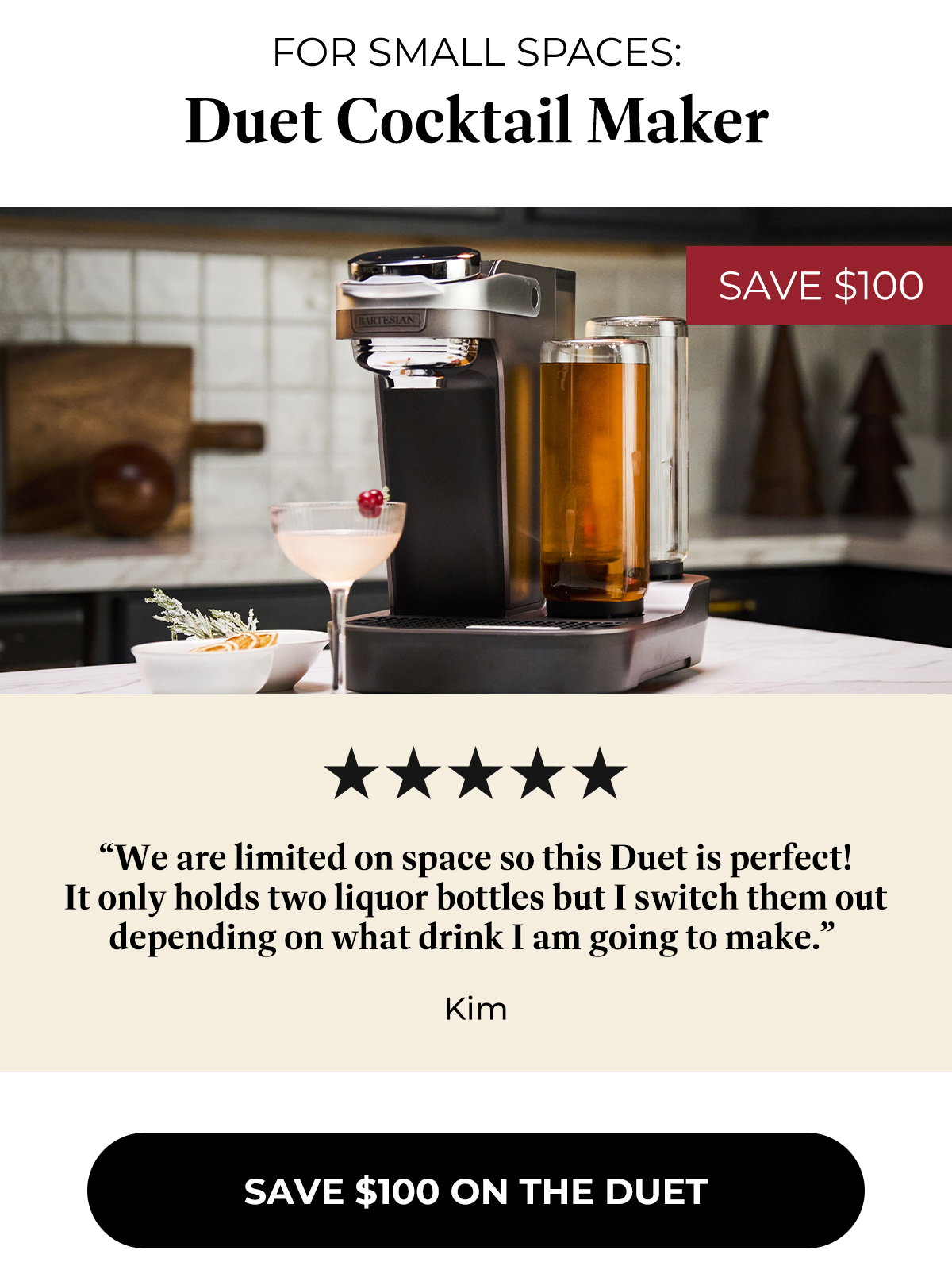 Duet Cocktail Maker