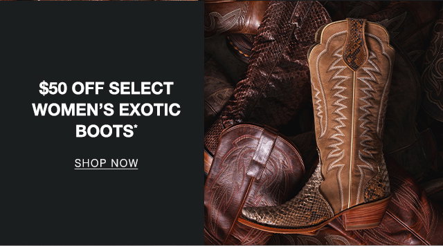 Boots & Apparel - Shop Now »