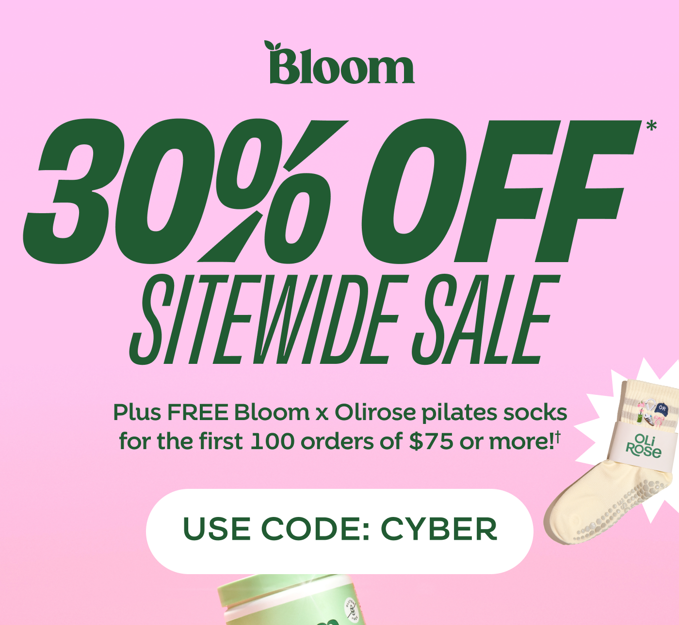 30% OFF SITEWIDE WITH CODE: CYBER