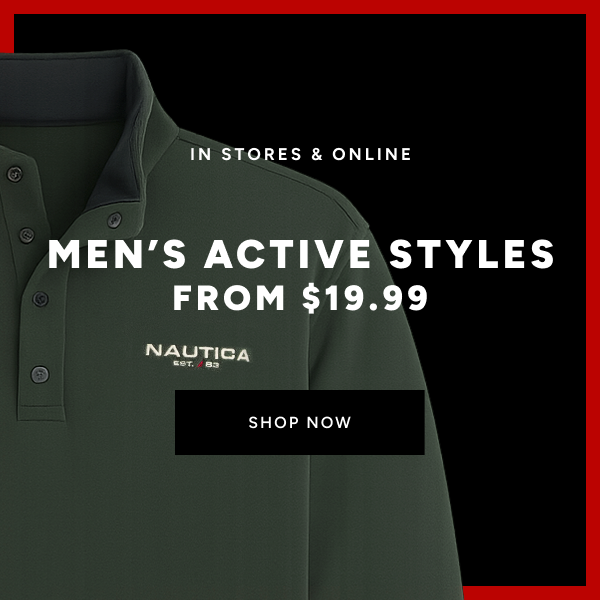 Men's Active from $19.99