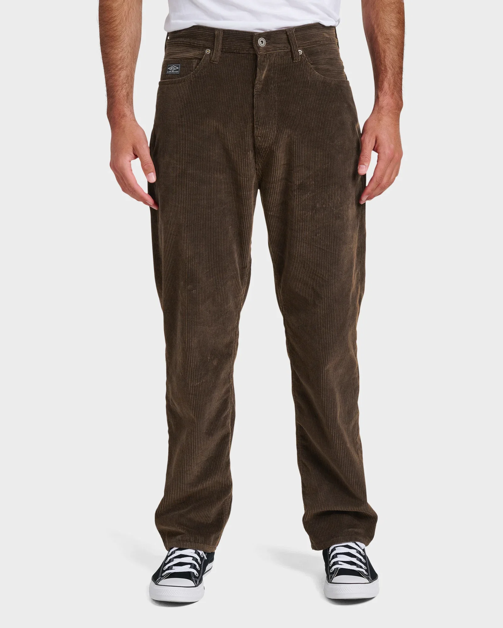 Image of Landers Cord Pants - Chocolate Brown