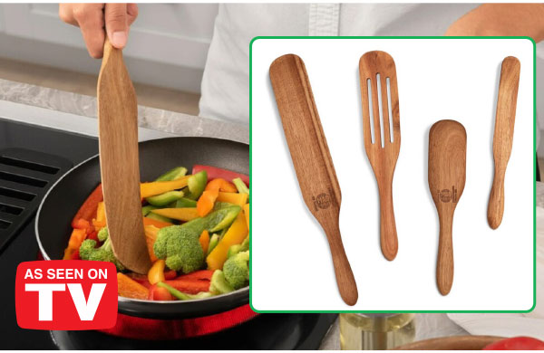 Mad Hungry®  Acacia Spurtle Set - ONLY $1.99!
