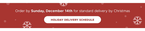 Holiday Shipping