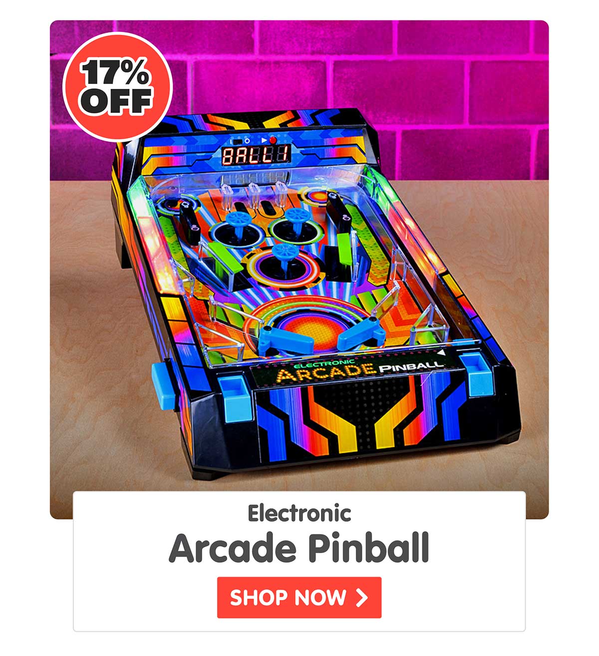 Electronic Arcade Pinball - 17% Off! - Shop Now