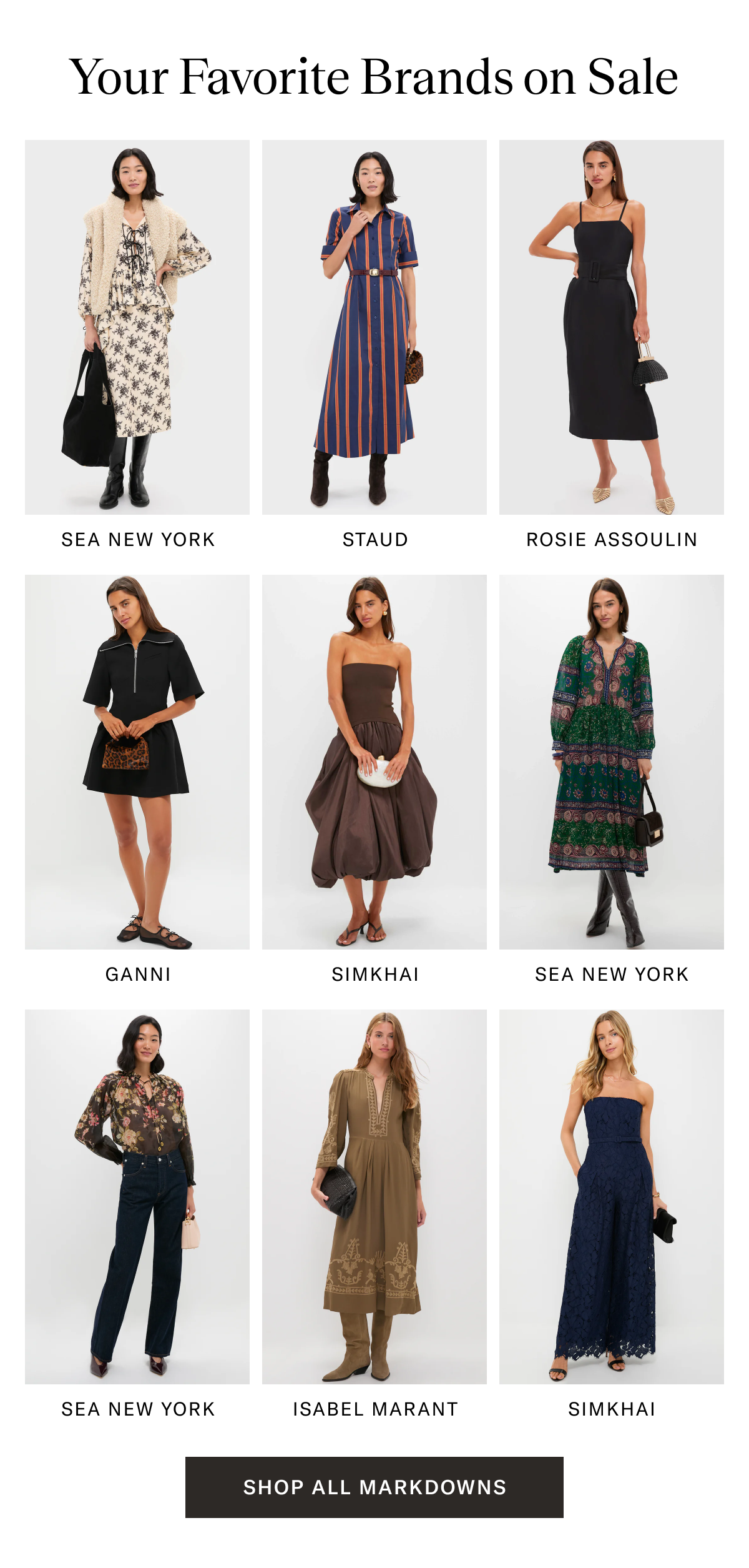 Your Favorite Brands on Sale 
