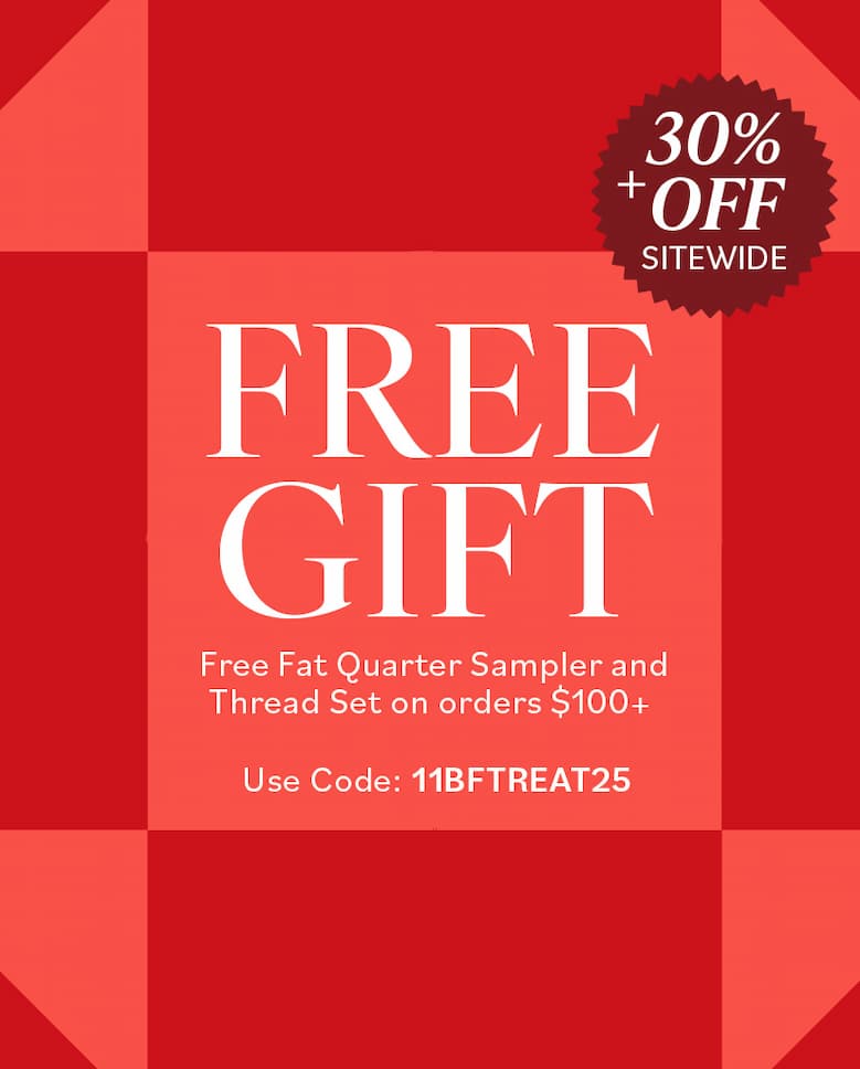 Free Gift with Purchase at Connecting Threads with code 11BFTREAT25