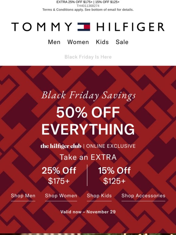 Tommy Hilfiger Black Friday