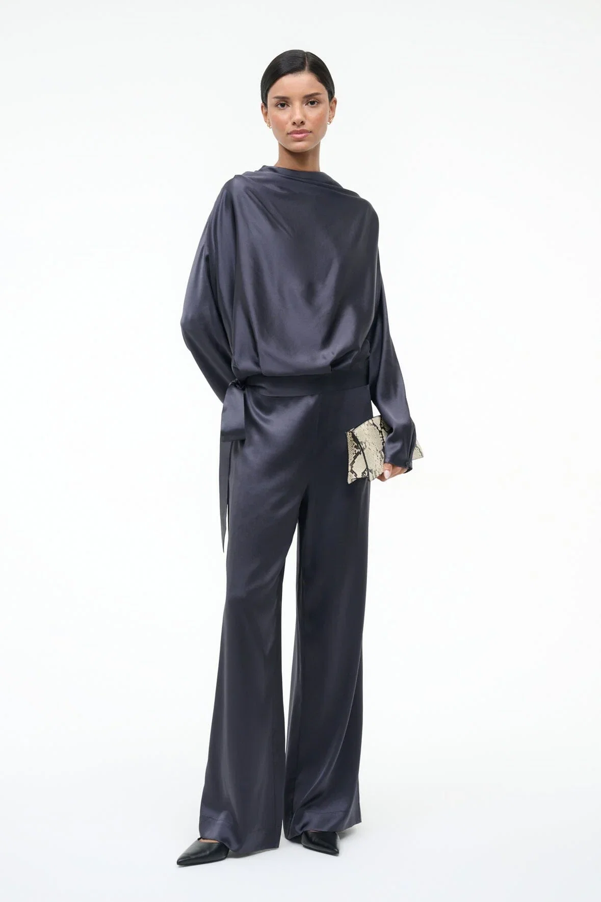 Image of STROLL SILK PANT | NOCTURNE